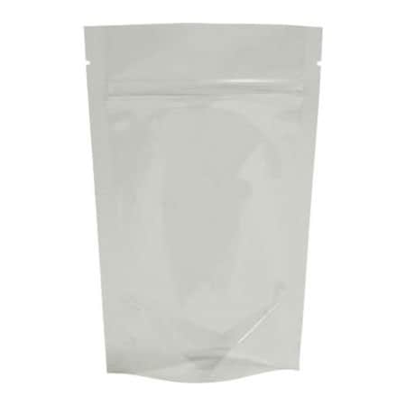 Sealer Sales Sealer Sales Stand Up Zip Pouches, 8 oz., 5-7/8"W x 9"L, 4 Mil, Clear, 500/Pack STP-8Z-400A